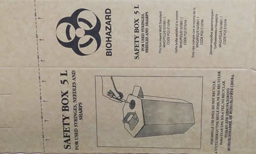 Biohazard Safety boxes 5L